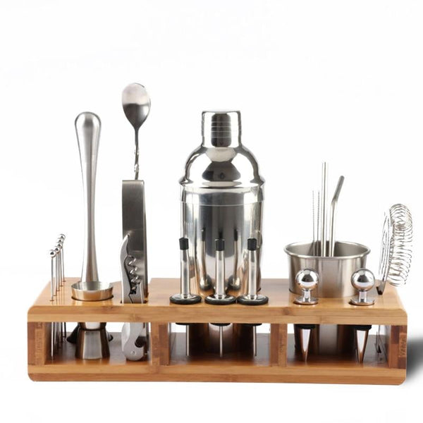 Cocktail Shaker - Koviti 12 Piece Bartender Kit - Stainless Steel Cock –  daniellewalkerenterprises