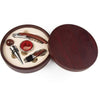 Coffret en Bois Tire-bouchon Sommelier Rouge